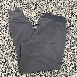 Figs high-waisted vapor blue joggers